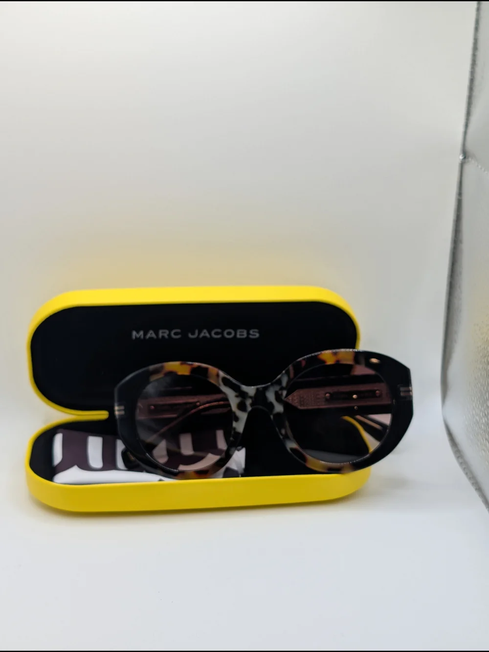 Marc Jacobs Havana MJ 1110/S Chunky Oval Sunglasses NIB